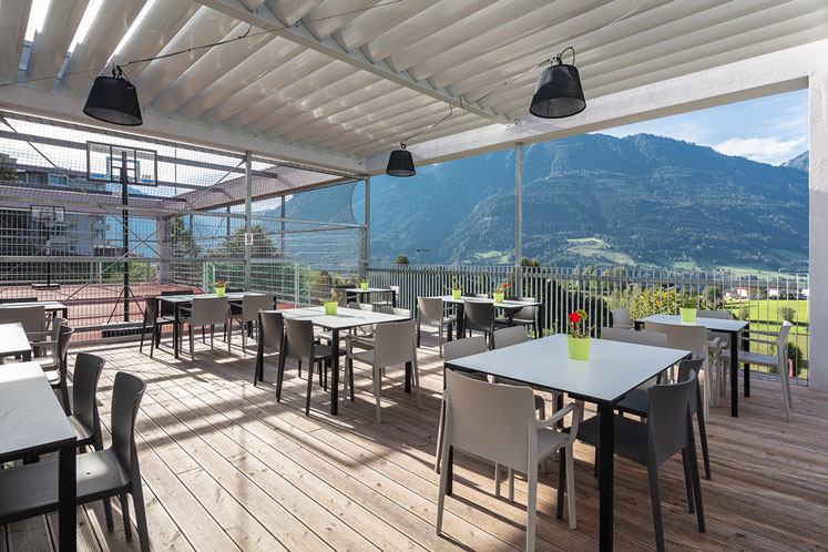 Leuwaldhof Kinder- und Jugend-Reha, St. Veit im Pongau, Terrasse